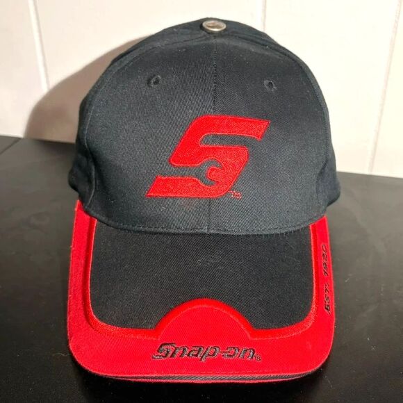 Snap On Other - Vintage Snap-On Tools K-Products Hat Black Red Wrench Logo Strapback Cap